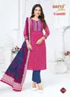 Gamthi Vol 12 By Aarvi Cotton Kurti With Bottom Dupatta Exporters In India